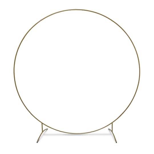 6 Pack: 7.5ft. Gold Decorative Wedding Arc by Celebrate It&#x2122;
